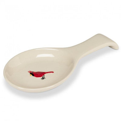 Cardinal On Spoon Rest