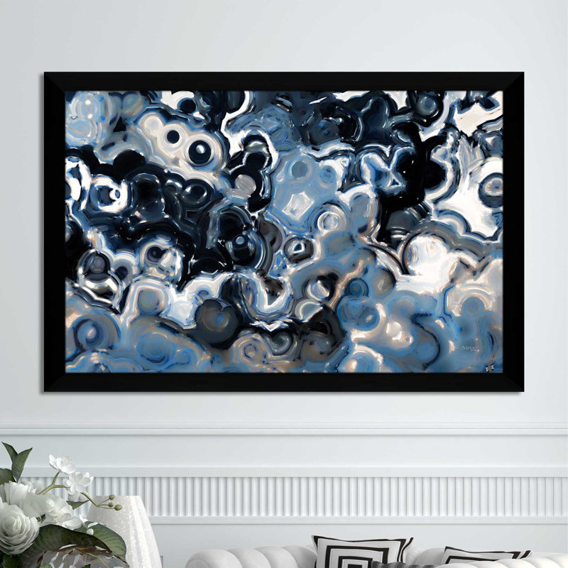 «The Works of God, Ecclesiastes 11: 5» par Mark Lawrence, reproduction d'art, H 21,5 po x l 27,5 po x P 0,75 po, Cadre noir