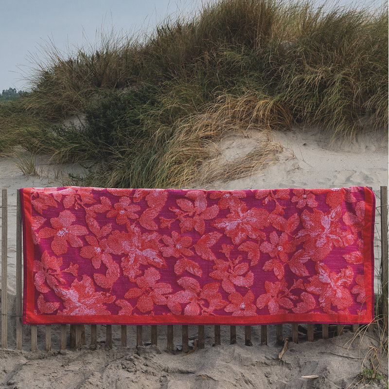 Lotus Beach Towel