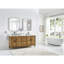 Meuble-lavabo double 72 po Clara Brown