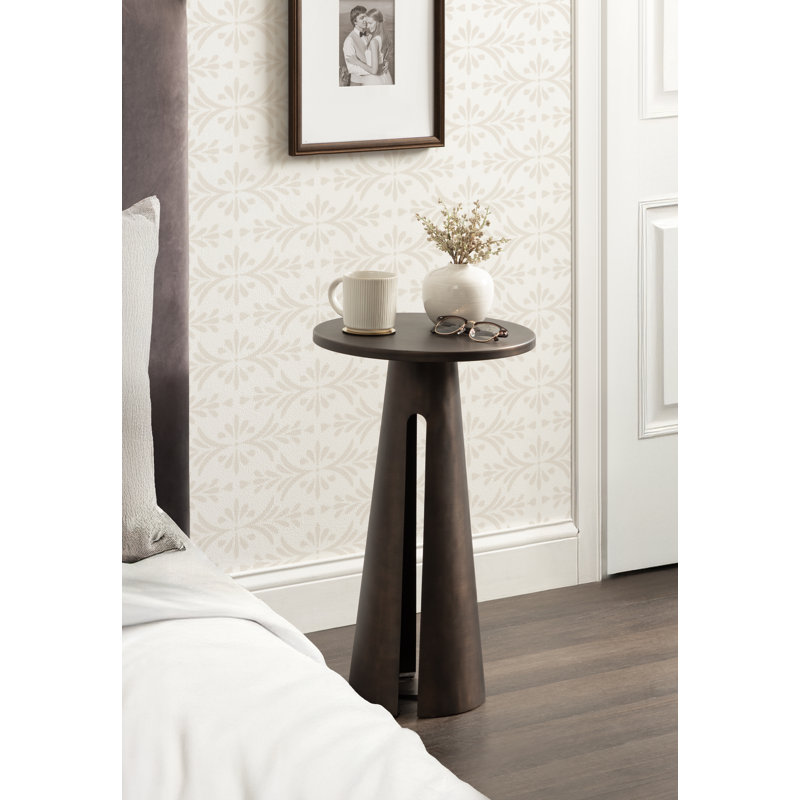 Table d'appoint ronde en métal Picard