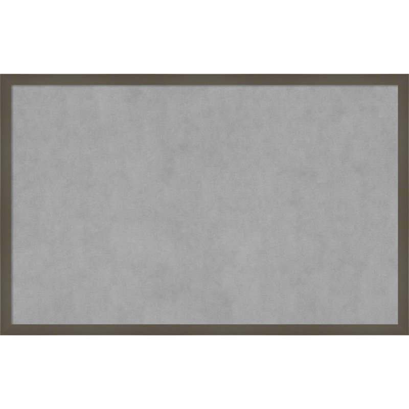 Tableau magnétique gris Svelte, H 21 po x l 33 po