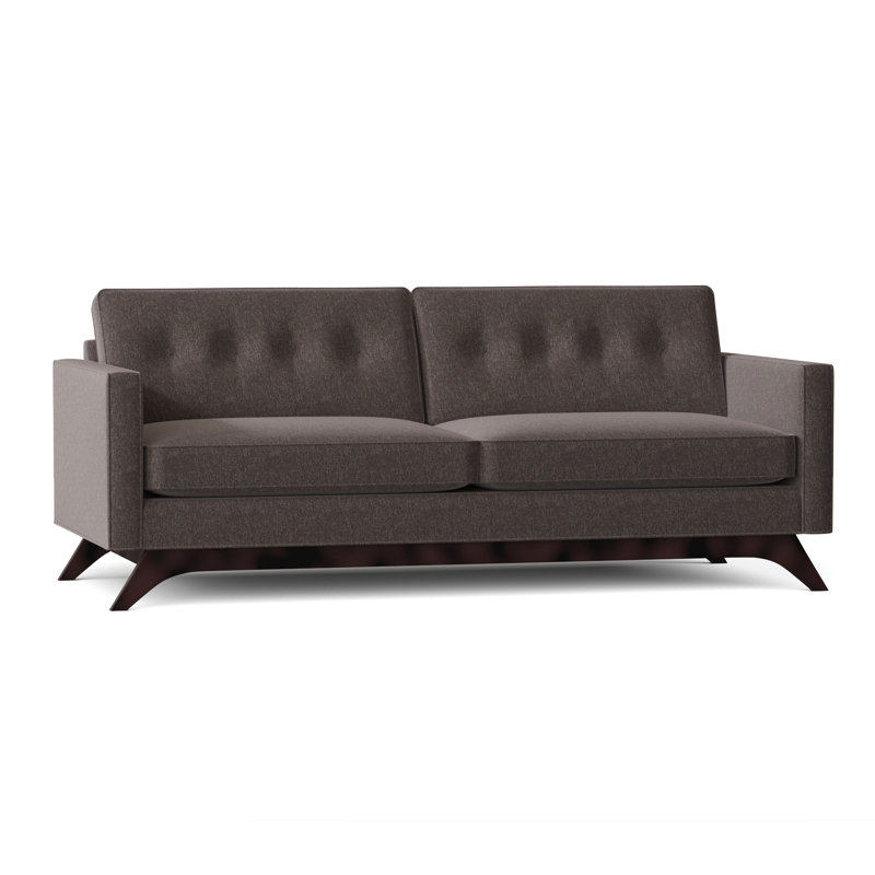 Flinn Upholstered 84'' Sofa, Crafty Charcoal