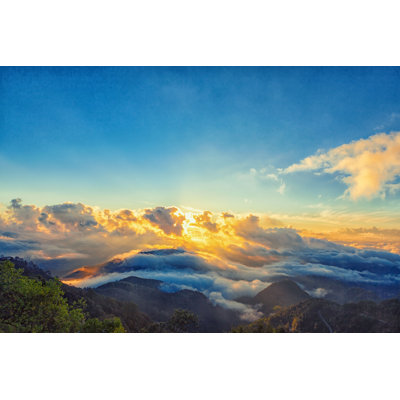 " Beautiful Misty Morning Sunrise "