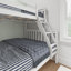 Lit superposé simple au-dessus de double en bois massif Aileana-362215876