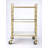 Charlye 3-Tier Glass and Metal Bar Cart