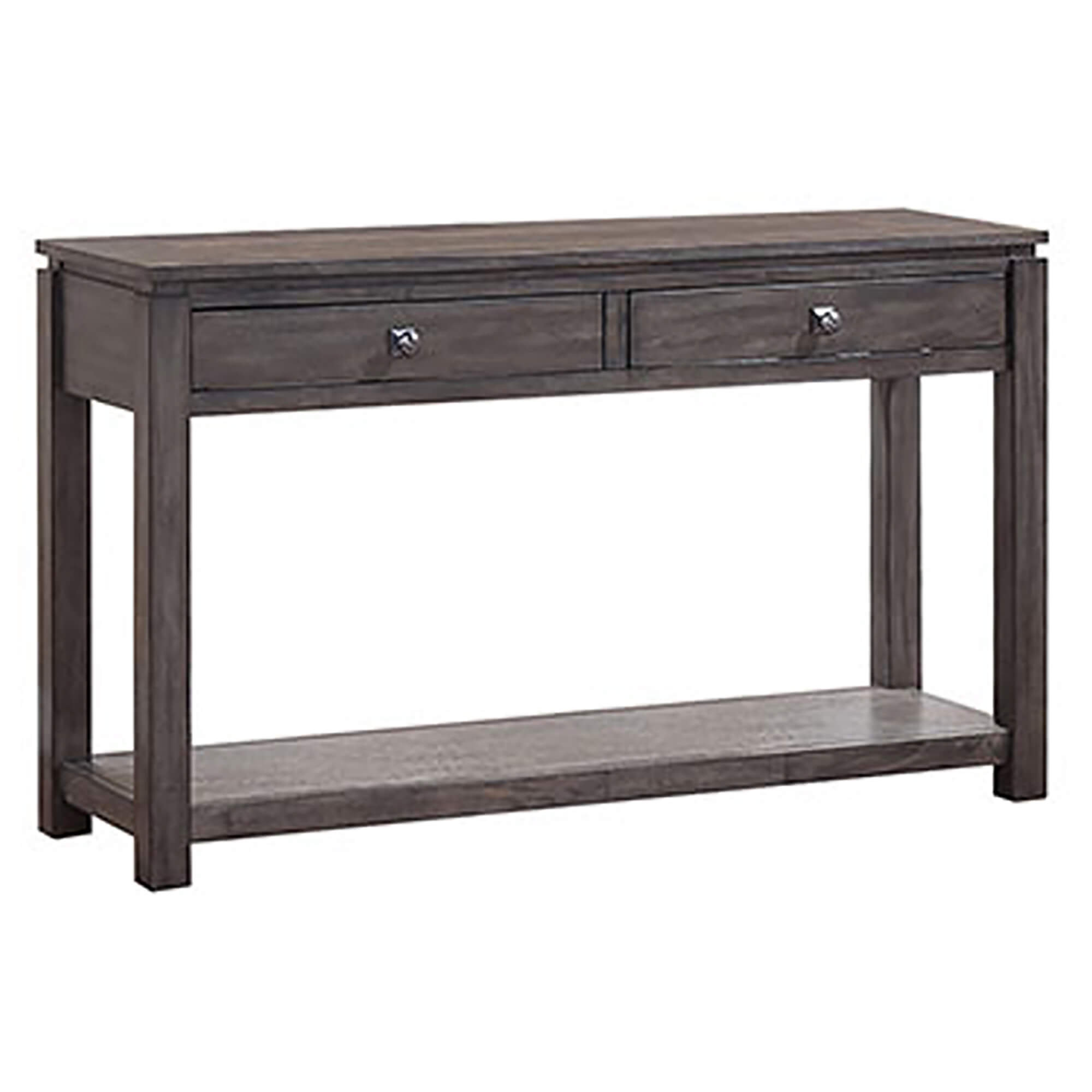 Gracie Oaks Funsch 53'' Solid Wood Top Console Table | Wayfair