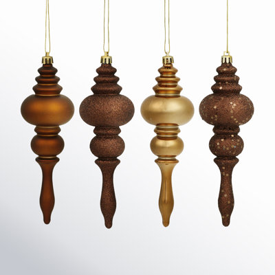 7" Finial Ornament 8/Pk