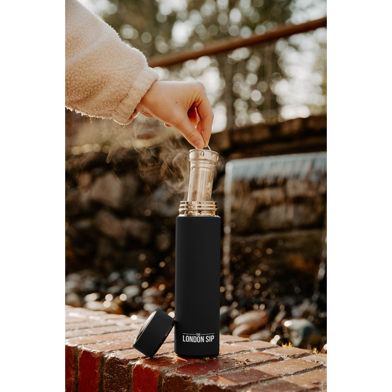 Bouteille infuseur de thé London 16 g, Noir