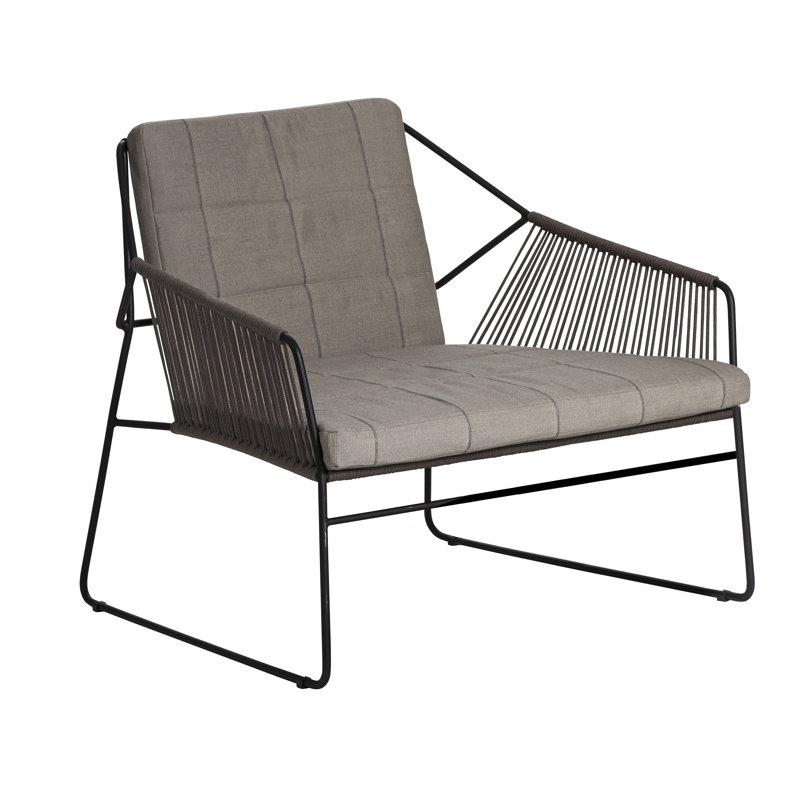 Sandur Outdoor Lounge Chair, Anthracite/Taupe