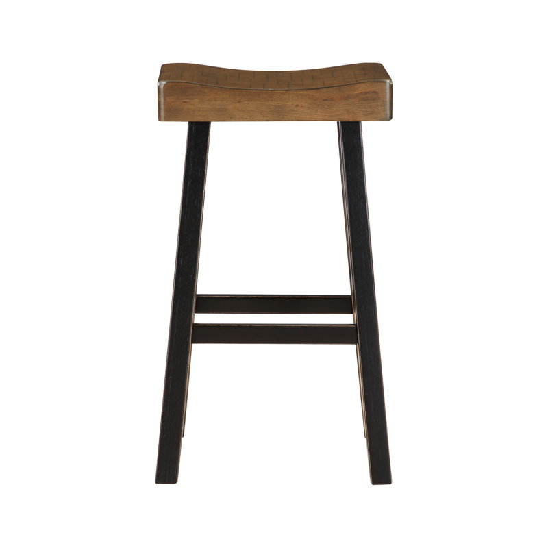 Counter Stool, Bar Stool (29" Seat Height), Brown/Black