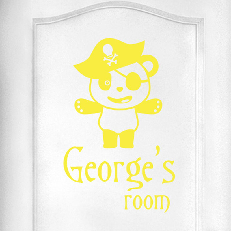 Wall Decal, Bright Yellow