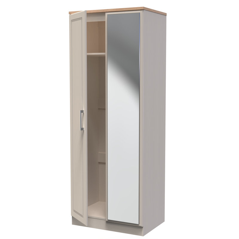 Aalysia Manufactured Wood Wardrobe, Kashmir Ash/Modern Oak