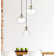 Luminaire suspendu en grappe 3 lumières Inola