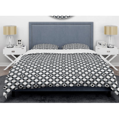 Modern & Contemporary Polyester Twill Geometric Shapes Duvet Cover