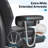 Ergonomic Office Chair with Padded Armrests, Black-14034691