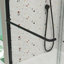 Porte de douche, porte coulissante, avec verre trempé de 1/4 po-112517893