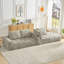 Canapé modulaire surdimensionné en L FAUX FUR-1765081534-1765081535