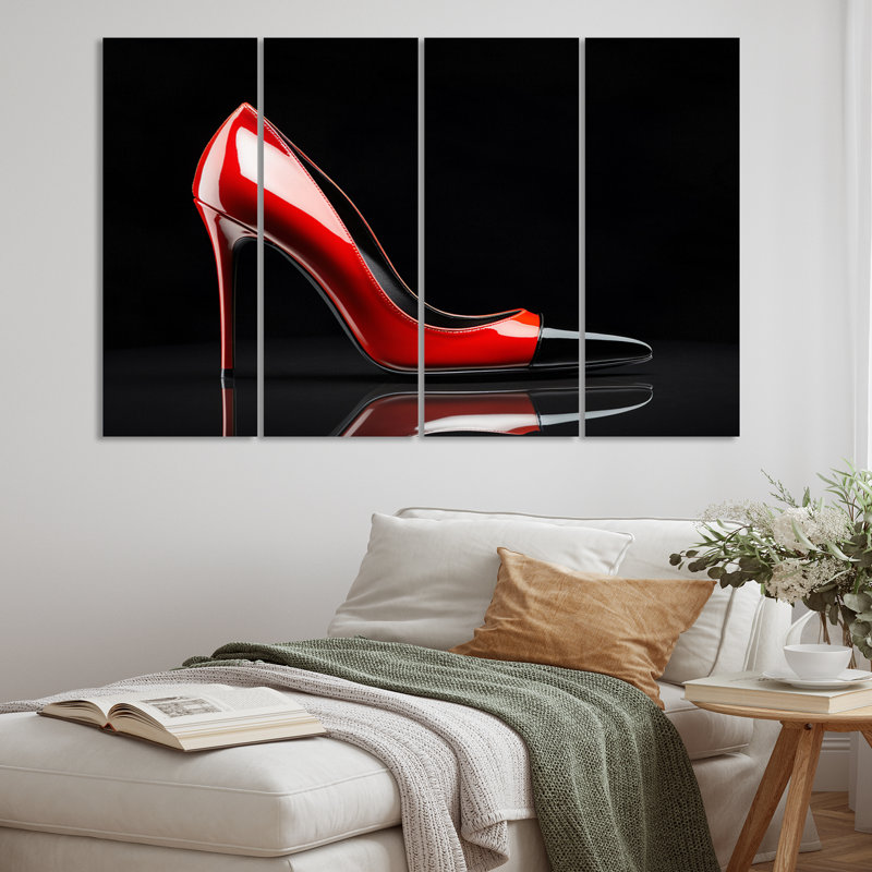 Fashion High Heels Sleek Silhouette II - Ensemble de décoration murale Fashion