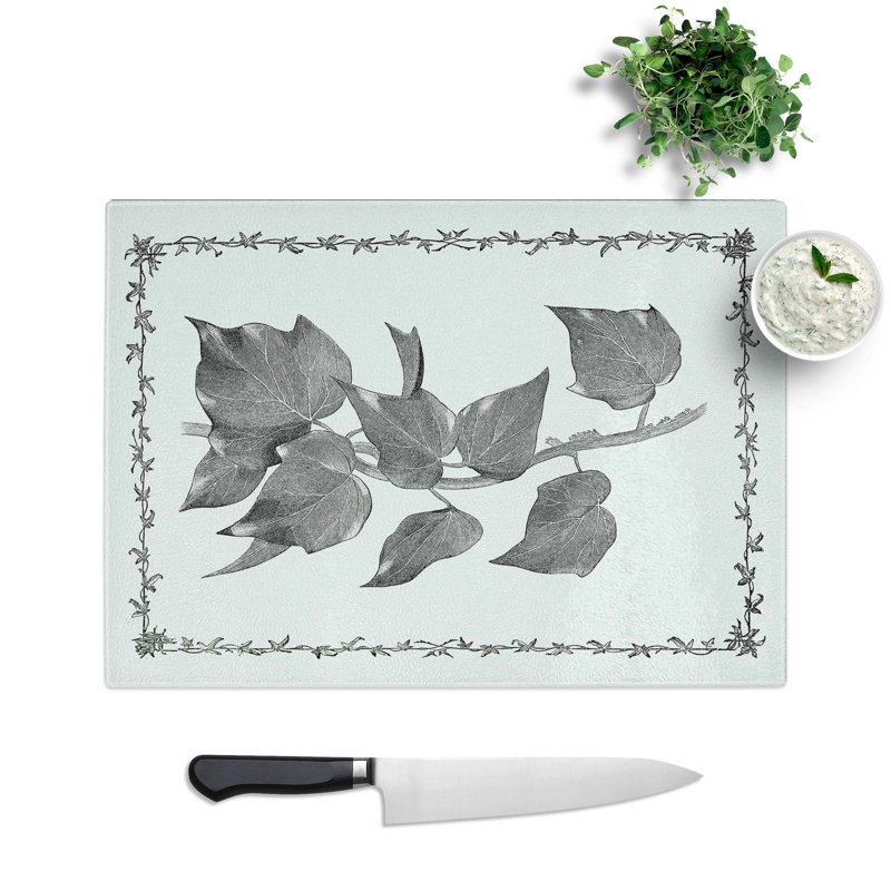 Glass Ivy Melanocarpa by Shirley Hibberd Chopping Board, 39 cm W x 28.5 cm L