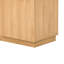Armoire de rangement moderne U-Can avec coins arrondis, plateau contrastant en marbre et tablettes intérieures réglables-189188240