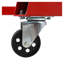 Grue de ramassage de cerise de 2 litres avec moteur et levage hydraulique - noir et rouge