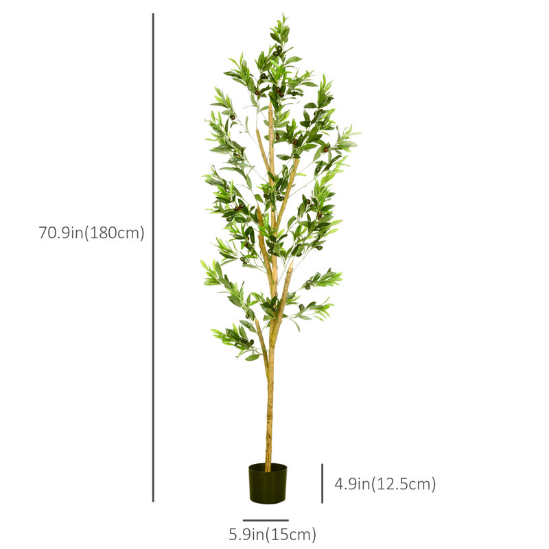 Olive artificielle en pot 6 pi Primrue