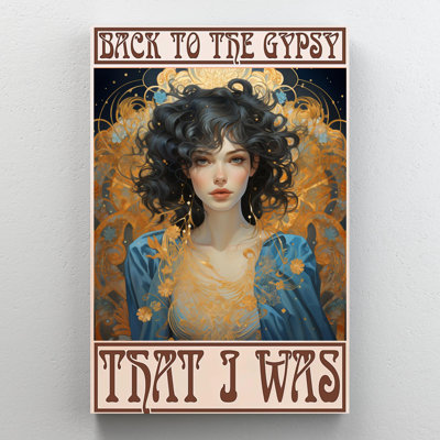 Woman Back To The Gypsy - 1 Piece Rectangle Graphi " Woman Back To The Gypsy "
