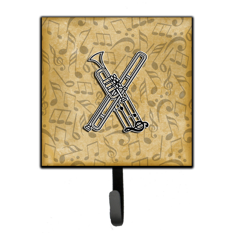 Porte-garde-bûche et crochet mural musical instrument, X