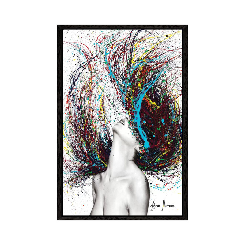 Excite by Ashvin Harrison - Print on Canvas, Black Framed, 152.5 cm H x 101.5 cm W