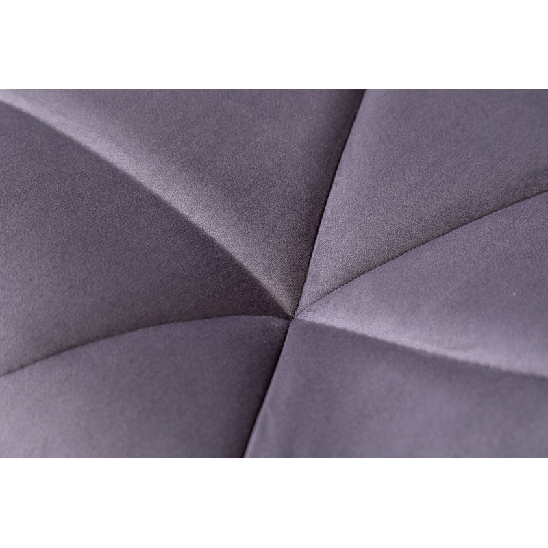 Tabouret de bar en velours à hauteur réglable et pivotant, ensemble de 2, Gris