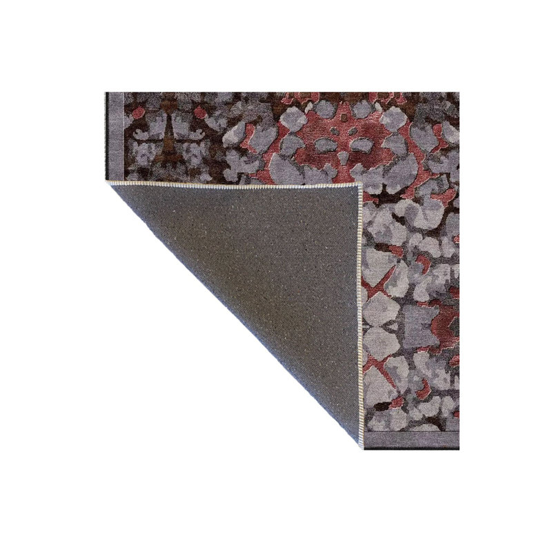 Tapis décoratif à motif coloré lavable à la machine, Tapis de couloir 3 pi 3 po x 6 pi 7 po inclus