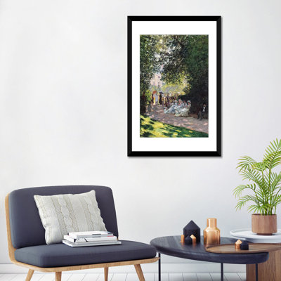 «The Parc Monceau, 1878», reproduction par Claude Monet sur toile tendue