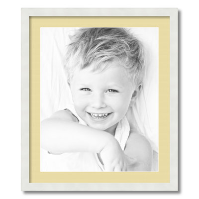 Wood Matte Picture Frame with Mat