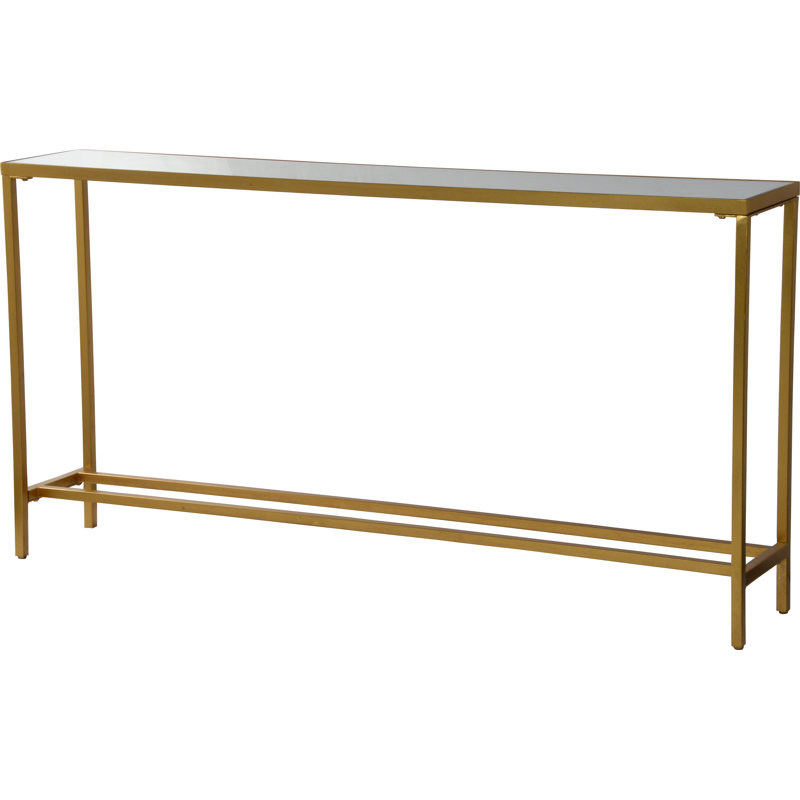 Houlihan 60'' Glass Top Console Table