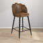 Kindig Upholstered Counter Stool with Metal Frame-1344772126-1344772121