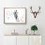 Giraffe with Paint Splashes - Picture Frame Graphic Art Print-56713249-56713244