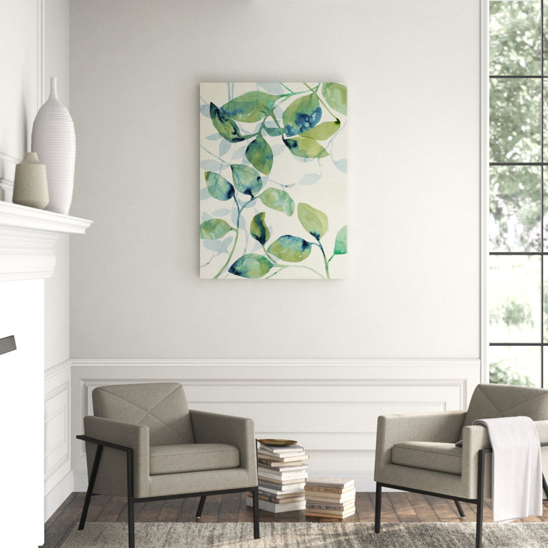 Floral IX Painting by Susan Hable, 48" H x 36" W, Glass Coat