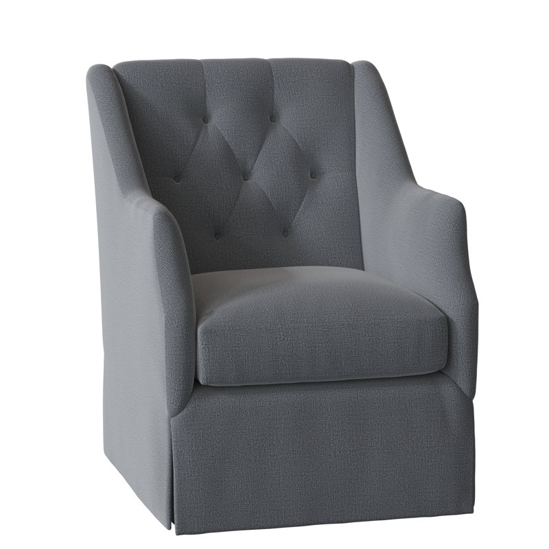 Fauteuil capitonné l 27,5 po Claudette, Port d'Élise