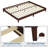 Full/Queen 9" Low-Profile Wood Platform Bed Frame with Slats, 700 lbs Capacity, Noise-Free, No Box Spring Needed for Bedroom-676323209