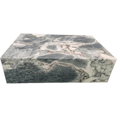 Genuine Marble Block Coffee Table - Galaxy Marble by BETACH