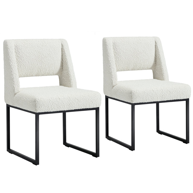 Markque Upholstered Dining Chair,  White