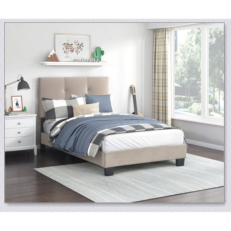 Beds, Light Brown, Twin