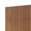 Armoire de salle de bain murale à rayures, avec portes, tablette et compartiment de rangement ouvert, couleur grain de bois de chêne brun-1502930364