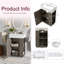 Meuble-lavabo 21,6 po avec lavabo en céramique-1289800605