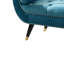Banc avec accoudoirs en velours Ahmena