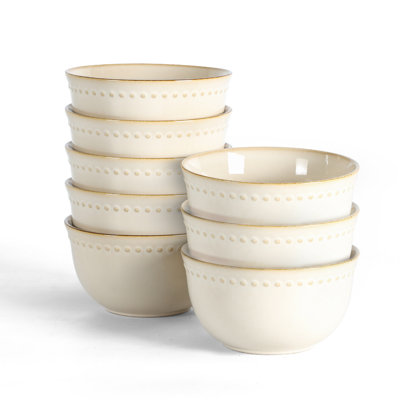 Stone Lain Comet 8-Piece Bowl Set Stoneware