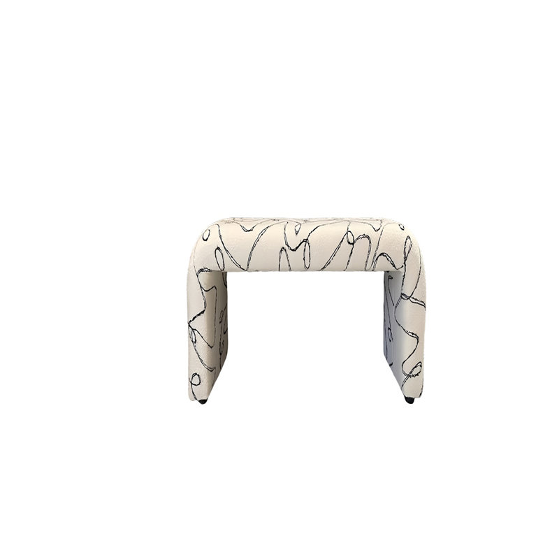 Banc de bout de lit luxueux, H 17,71 po x l 23,62 po x P 14,96 po