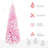 Snow Flocked Artificial Christmas Tree With Realistic Branches And Auto Open Design