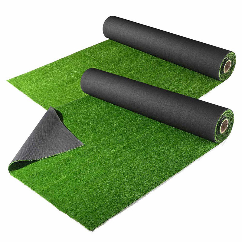 Tapis en gazon synthétique réaliste pour patio, pelouse, jardin et balcon, 0,8 po d'épaisseur, H 0,8 po x l 60 po x P 96 po